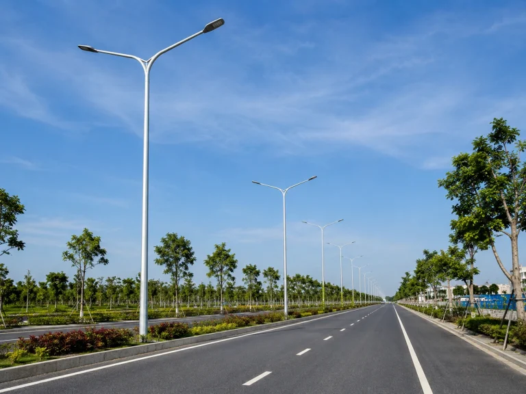 standar tinggi tiang PJU